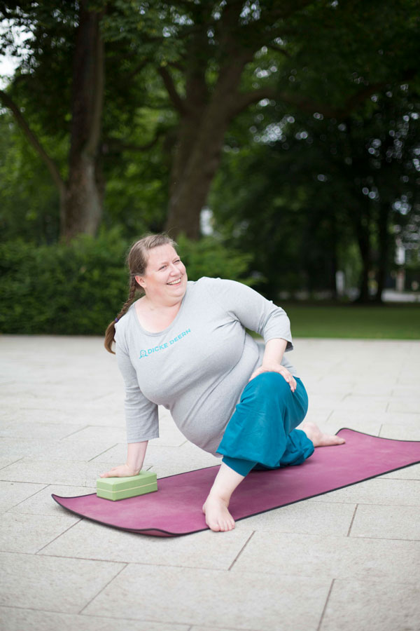 Yin Yoga mit Übergewicht